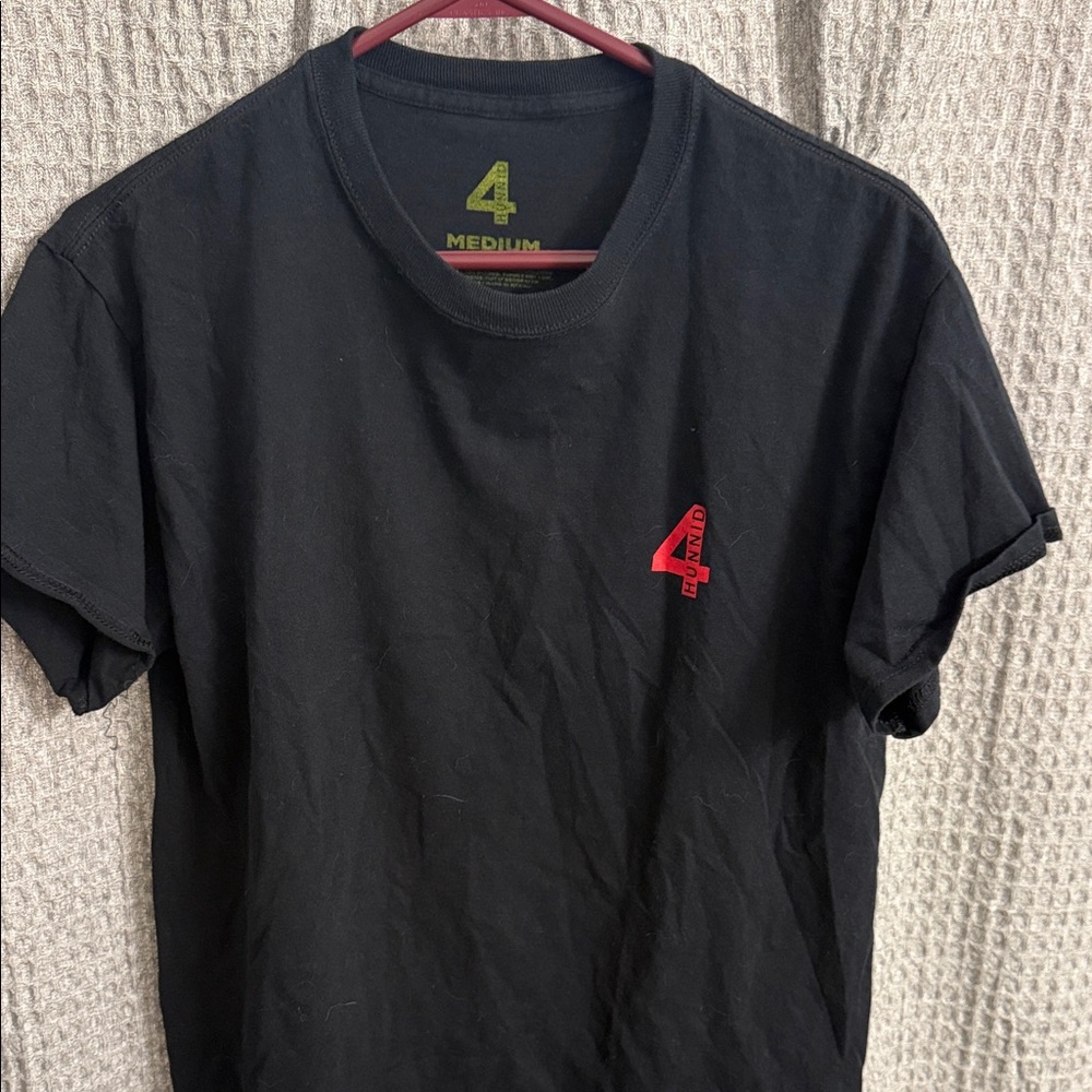 4 Hunnid Black T Shirt Medium